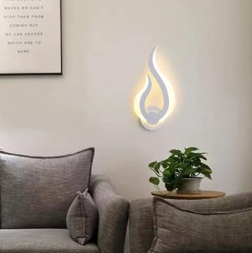 LED Wandlamp Vlamvormig 10W Warm Wit, Verzenden, Nieuw
