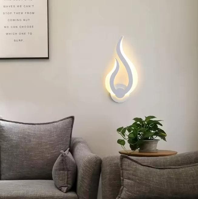 LED Wandlamp Vlamvormig 10W Warm Wit, Huis en Inrichting, Lampen | Spots, Nieuw, Verzenden