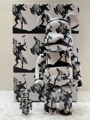 Medicom toy - BE@RBRICK 400% & 100% Banksy & Brandalism