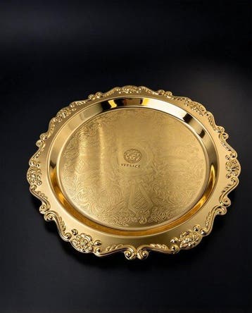 Versace - Dienblad - Versace Decoratief Dienblad - Verguld, Nieuw