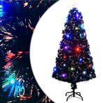 vidaXL Voorverlichte kerstboom met standaard en LED 150 cm, Verzenden, Nieuw