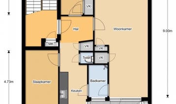 Te Huur 3 Kamer Appartement Stalpaertstraat In Alkmaar, Alkmaar, Direct bij eigenaar, Noord-Holland, Appartement