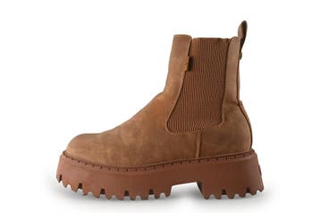 Buffalo Snowboots in maat 40 Cognac, Kleding | Dames, Schoenen, Overige kleuren, Verzenden, Snowboots, Zo goed als nieuw