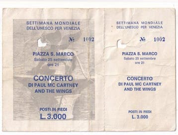 Paul McCartney, Paul McCartney and The Wings - Concert, Nieuw in verpakking