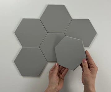 Vloertegel/Wandtegel Grijs 15x17cm (Muurtegels), Doe-het-zelf en Verbouw, Tegels, Keramiek, Nieuw, Minder dan 20 cm, 10 m² of meer