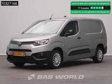 Toyota ProAce City 110PK Benzine L2H1 Navi Airco Cruise Came, Stof, Gebruikt, Overige brandstoffen, Handgeschakeld