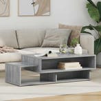 Salontafel Grijs Sonoma 105 x 50 x 32,5 cm Bewerkt hout, Verzenden, Nieuw