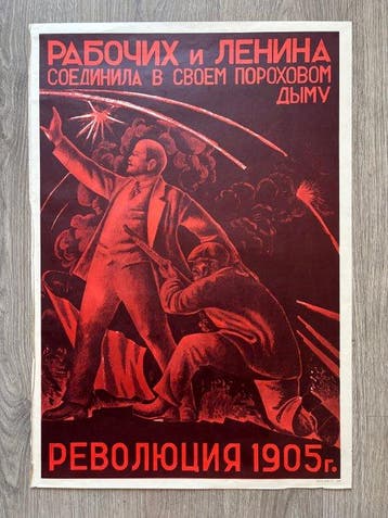 URSS - Manifesto Sovietico Costruttivista – Lenin e la