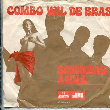 vinyl single 7 inch - Combo Wil De Bras - Sombras, Cd's en Dvd's, Vinyl Singles, Verzenden, Zo goed als nieuw