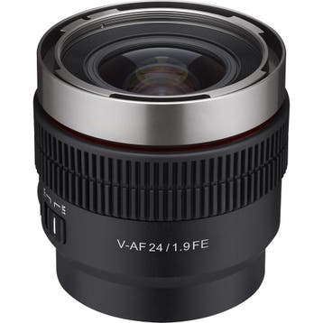 Samyang V-AF 24mm T1.9 Sony FE, Ophalen of Verzenden, Nieuw, Groothoeklens