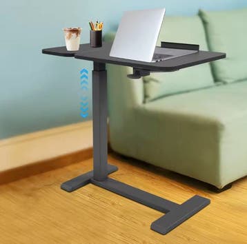 Staand laptopbureau op wielen – verstelbaar 66–104 cm, Computers en Software, Laptoptafels, Verzenden, Nieuw