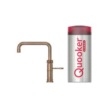 €1870 QUOOKER COMBI CLASSIC FUSION SQUARE MESSING PATINA, Ophalen of Verzenden, Nieuw