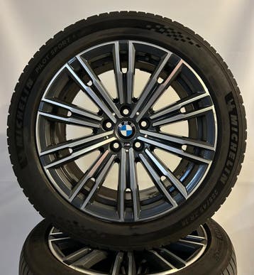 BMW 3-serie 4-serie G20-26 | 790M Velgen + Zomerbanden, Auto-onderdelen, Banden en Velgen, 18 inch, Gebruikt, Banden en Velgen