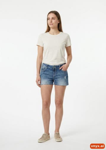 Maurices Korte broeken Dames maat W33 Lichtblauw Vintage, Ophalen of Verzenden, Nieuw