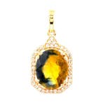 Zonder minimumprijs - Hanger - 14 karaat Geel goud - 3.22ct.