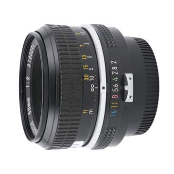 Nikon 50mm f/2.0 Nikkor Pre Ai objectief - Tweedehands, Verzenden, Gebruikt, Standaardlens