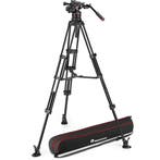 Manfrotto Nitrotech 612 & Alu Twin MS - VERHUUR, Nieuw, 150 tot 175 cm, Met balhoofd, Ophalen of Verzenden