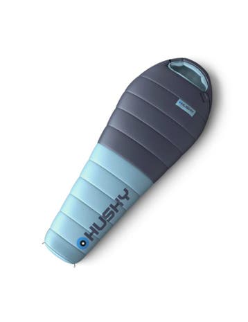 Husky mummyslaapzak dons Drape 2024 -20°C - 220 cm - Blauw, Caravans en Kamperen, Verzenden, Nieuw