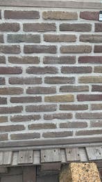 Oud gebakken waalformaat Gevelsteen Oss..., Ophalen of Verzenden, Gebruikt, Keramiek, Klinkers