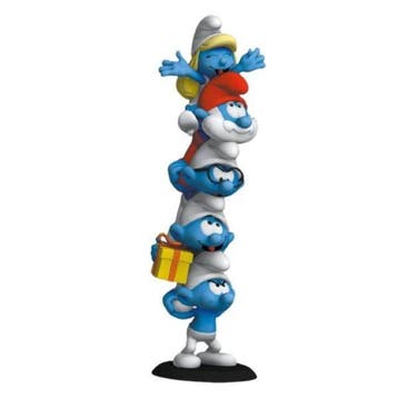 The Smurfs Statue Smurfs Column Polychrome Edition 50 cm, Ophalen of Verzenden, Nieuw