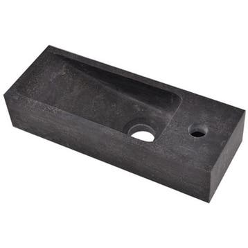 Wiesbaden Raw - Fontein - Rechts - 38x14x8cm - Hardsteen, Ophalen of Verzenden, Nieuw