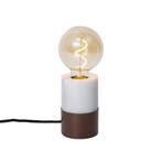 Moderne tafellamp brons met wit marmer - Marissa, Verzenden, Nieuw, Modern