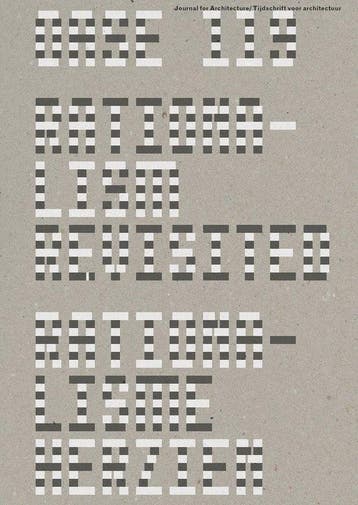 OASE Journal for Architecture / Oase / 119 9789462088979, Verzenden, Zo goed als nieuw