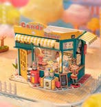 Robotime Rainbow Candy House DIY Miniatuur Knutselen, Verzenden, Nieuw