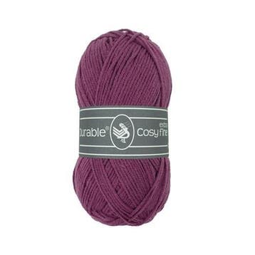 Durable Cosy Extra Fine 249 Plum - Haakgaren / Breigaren, Ophalen of Verzenden, Nieuw, Breien of Haken, Wol of Garen