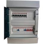 ABB groepenkast IP65 met 8 groepen, 2 aardlekschakelaars, Doe-het-zelf en Verbouw, Elektra en Kabels, Ophalen of Verzenden, Nieuw