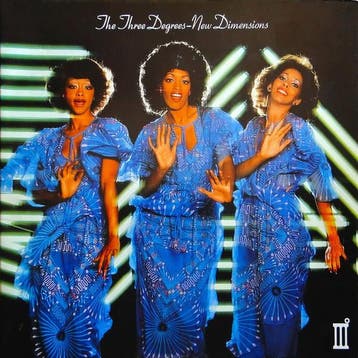 LP gebruikt - The Three Degrees - New Dimensions, Verzenden, Zo goed als nieuw, Overige formaten