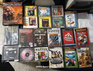 Pc - Lotto 21 Giochi PC anni 90-2000 - Include Martian, Nieuw
