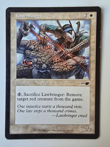 LAWBRINGER (NEMESIS) (10/143) (MTG) (TRADING CARD), Verzenden, Gebruikt