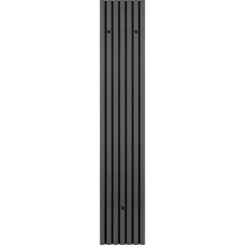 Kapstok - Trion Geve - Wandgarderobe - 25x160cm - Zwart -, Ophalen of Verzenden, Nieuw