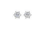 Oorbellen - 14 karaat Geel goud, Rhodium geplateerd -, Sieraden, Tassen en Uiterlijk, Oorbellen, Nieuw