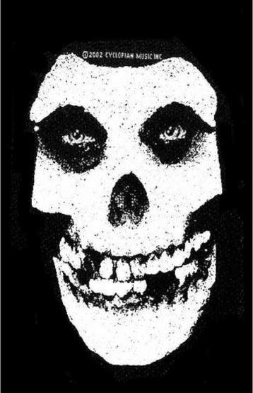 Misfits - White Skull - Patch officiële merchandise, Ophalen of Verzenden, Nieuw, Kleding