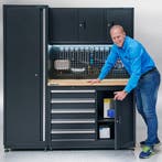 Datona Werkbank garage 120 cm met smalle werkplaatskast -, Ophalen of Verzenden, Nieuw