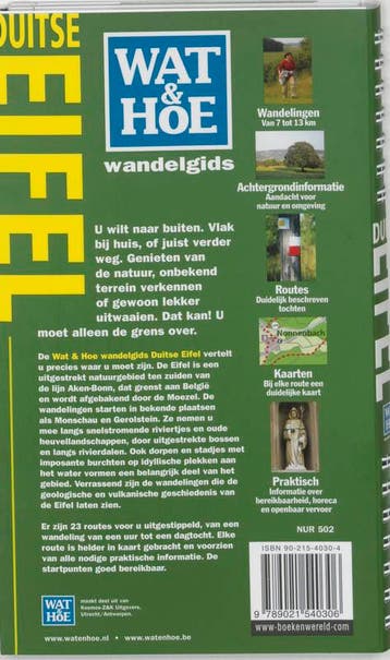 Wat & Hoe wandelgids Duitse Eifel / Wat & Hoe wandelgids, Boeken, Verzenden, Gelezen, Willibrord Schuurman
