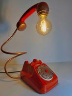 Tafellamp - Plastic, Metaal, Glas - Vintage telefoon in de