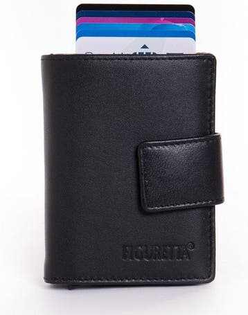 Figuretta Cardprotector Leren Portemonnee met RFID, Verzenden, Nieuw