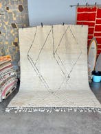 Large Moroccan Beni M’rirt Rug – Handmade Berber Wool Carpet, Nieuw
