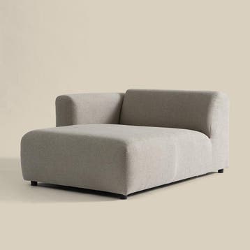 *WOONWINKEL* Divan 120 Arm Links - Taupe Pixie 35, Verzenden, Nieuw