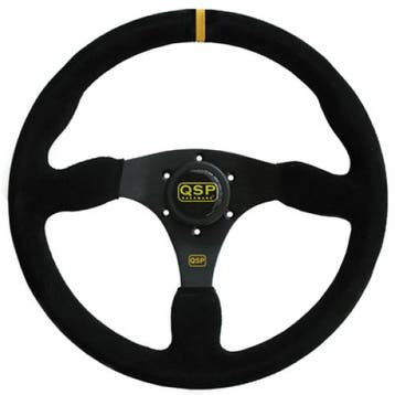 QSP stuur suede flat zwart, Auto-onderdelen, Verzenden, Nieuw