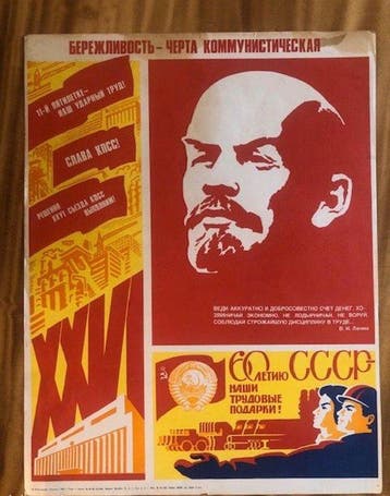 Édition Plakat - Original Soviet Propaganda Poster – Lenin &