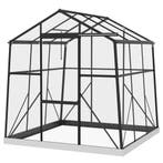 Kas Alu 192 X 192 X 204 Cm Broeikas 3,68 M² Met Venster Schu, Verzenden
