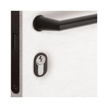 Cilinderrozet Shuffle minimal 2mm rond - zwart, Verzenden, Nieuw