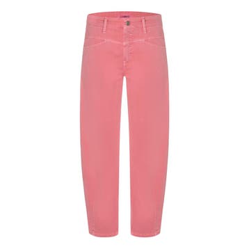 Cambio • roze Elin barrel cropped jeans • 36, Cambio, Verzenden, Nieuw