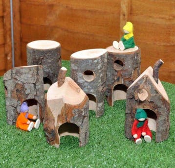 Cosy houten trog torens set van 6 v van €54,95 voor €49,45, Ophalen of Verzenden, Nieuw