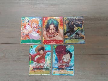 One Piece - 5 Card - One Piece - 5 Bueitifull cards, Nieuw