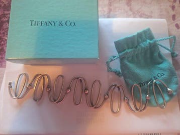 Tiffany & Co. - Armband Zilver - VINTAGE SPIRAL & BALL, Nieuw